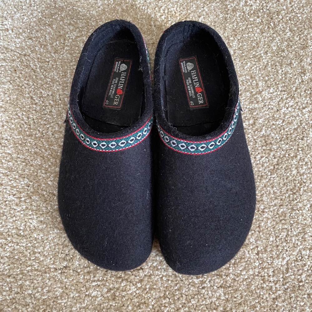 Halfinger Navy Clogs
